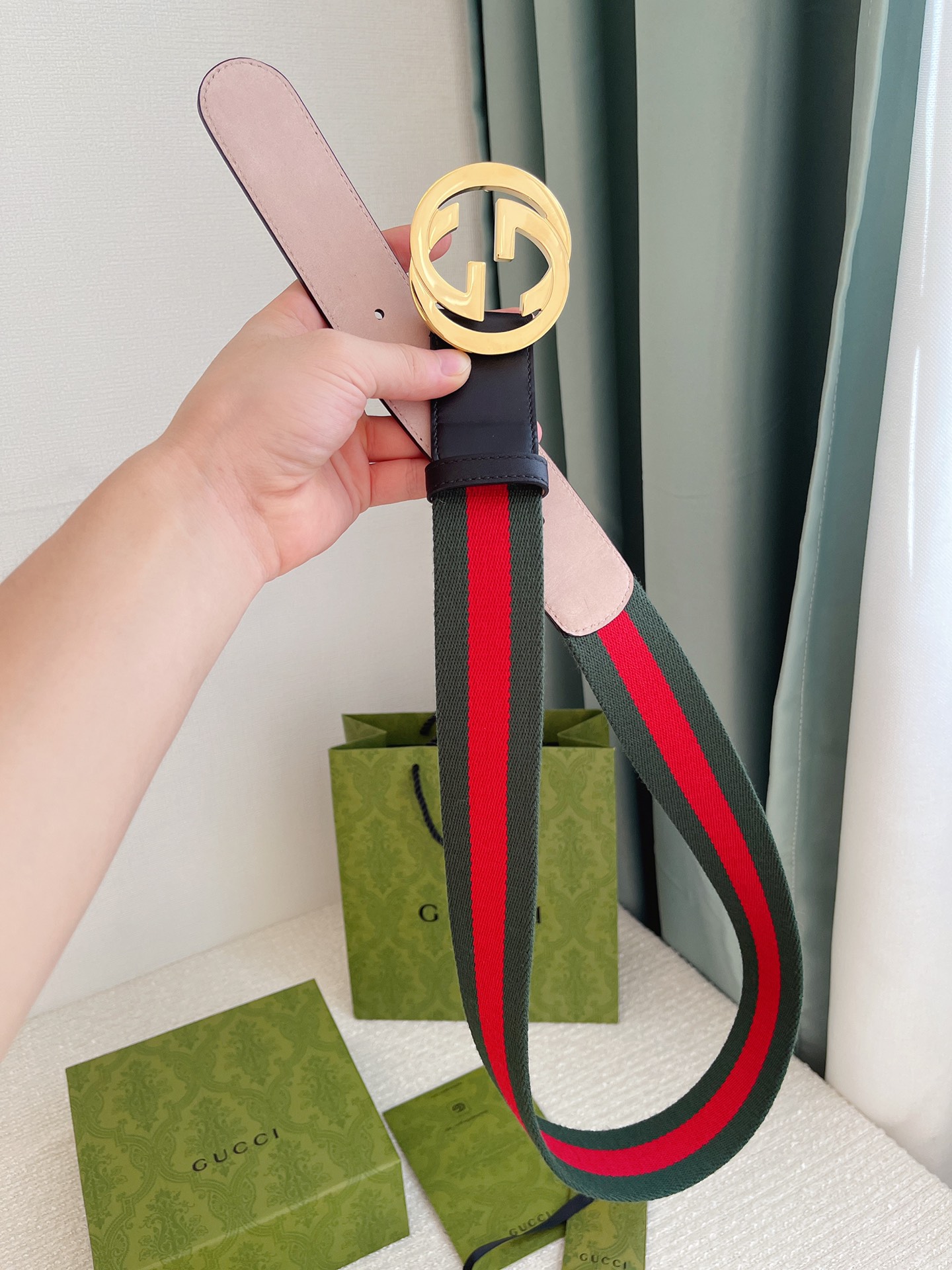 Gucci Male Leather Belt Cow Leather M