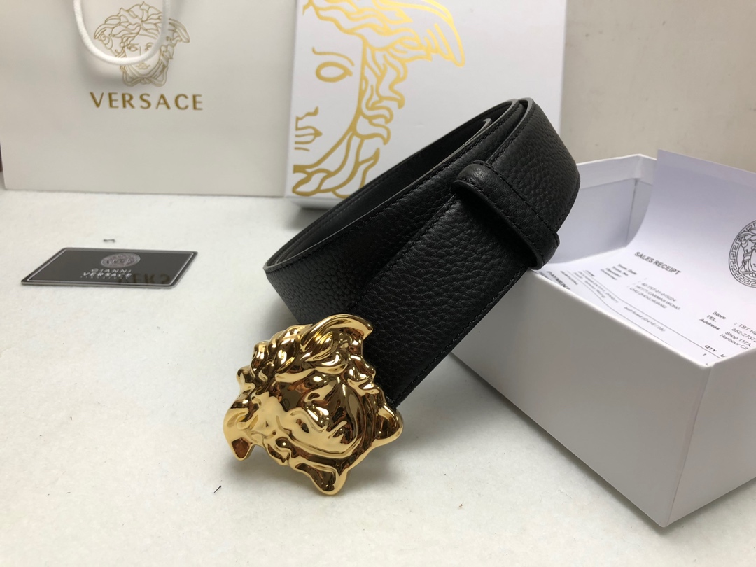 Versace Basic Belt Cow Leather S-m