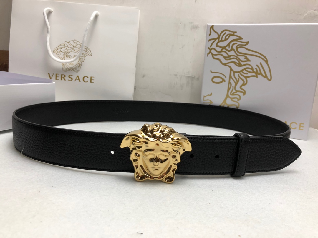 Versace Basic Belt Cow Leather S-m