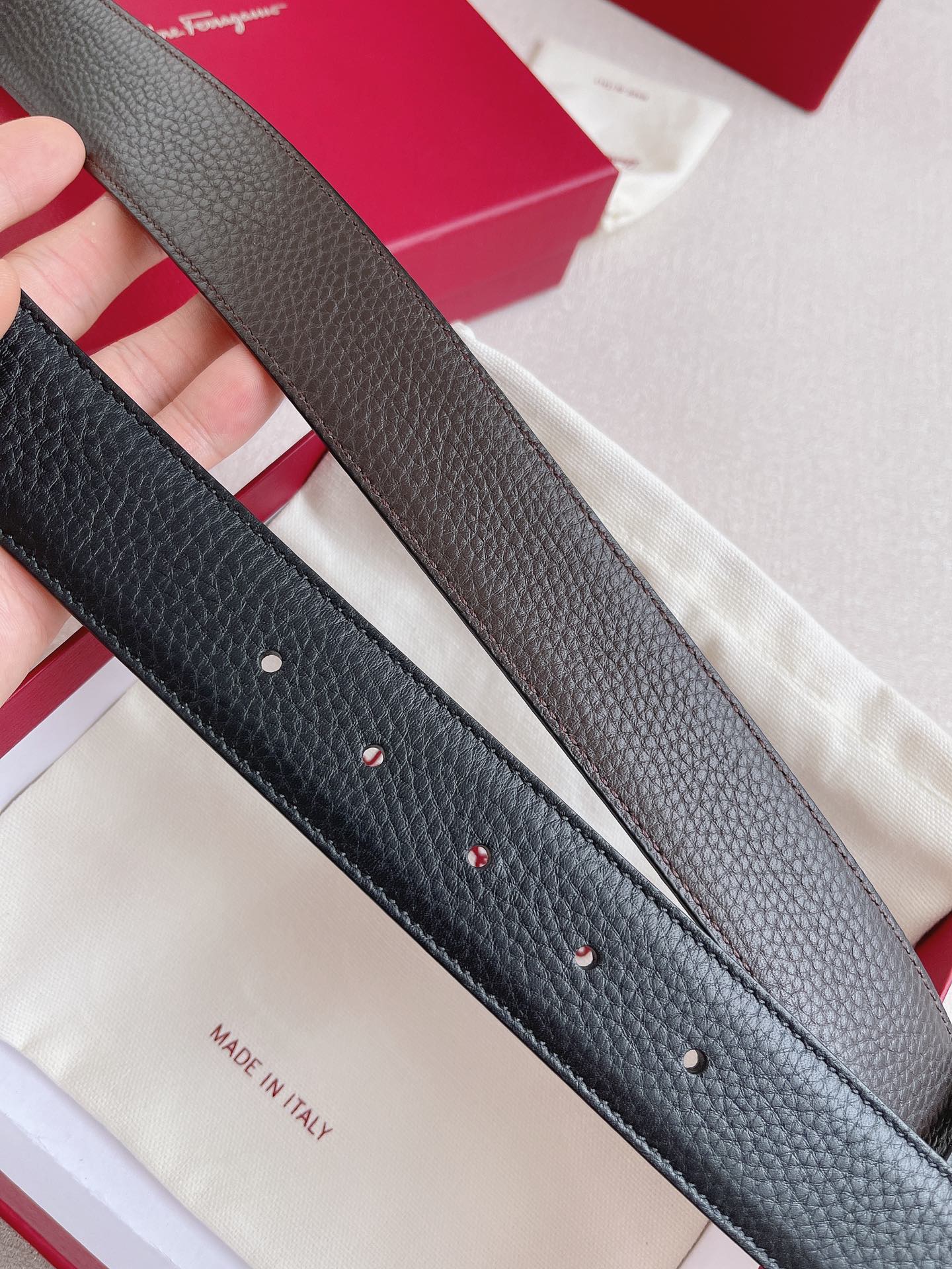 Salvatore Ferragamo Basic Belt Cow Leather M