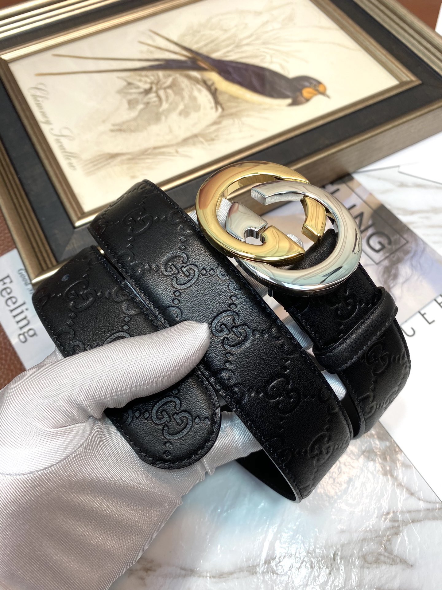 Gucci Basic Belt Top Grain Leather