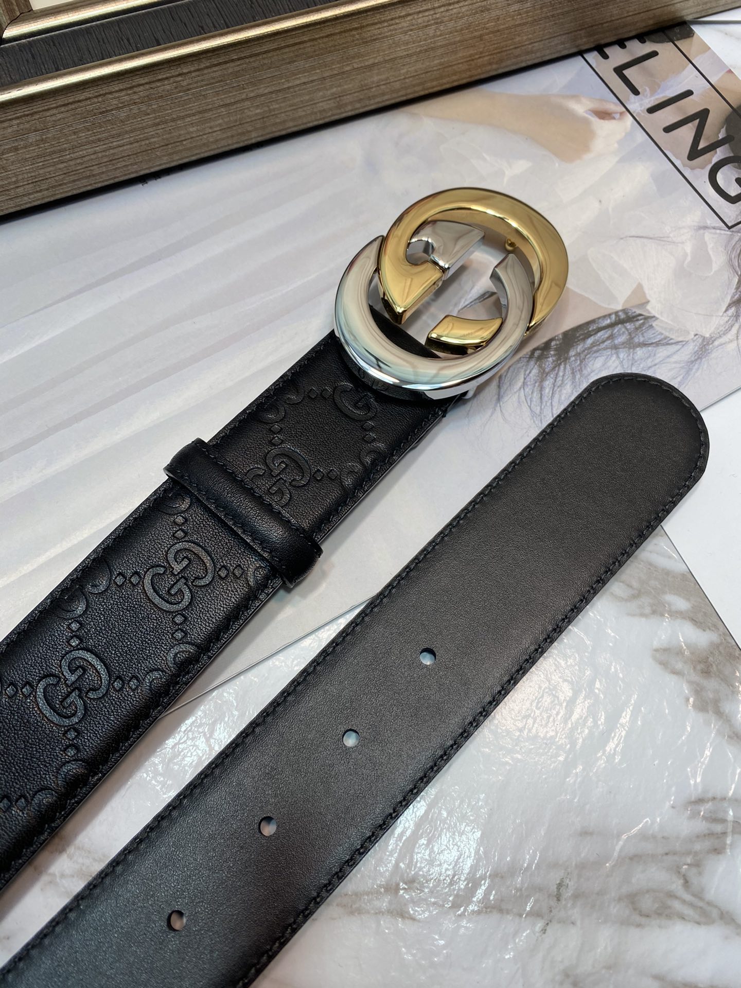 Gucci Basic Belt Top Grain Leather