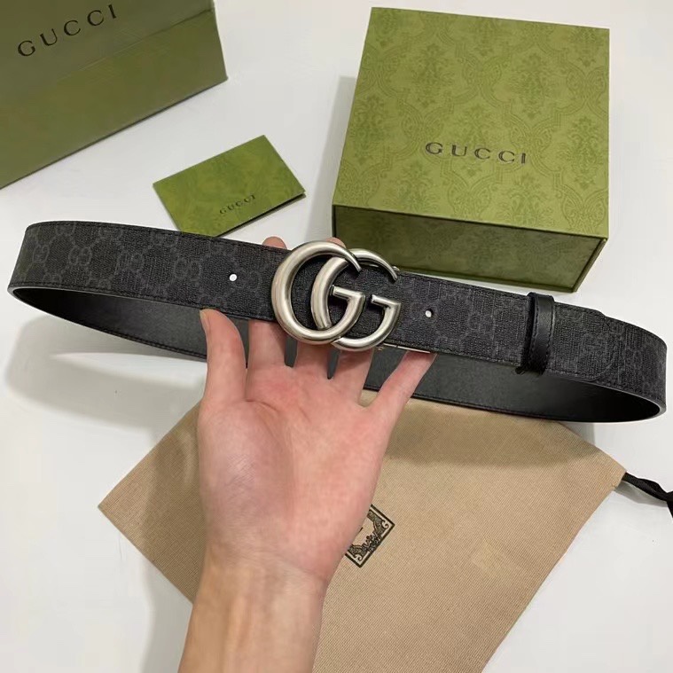 Gucci Male Basic Belt Cow Leather Black S-m