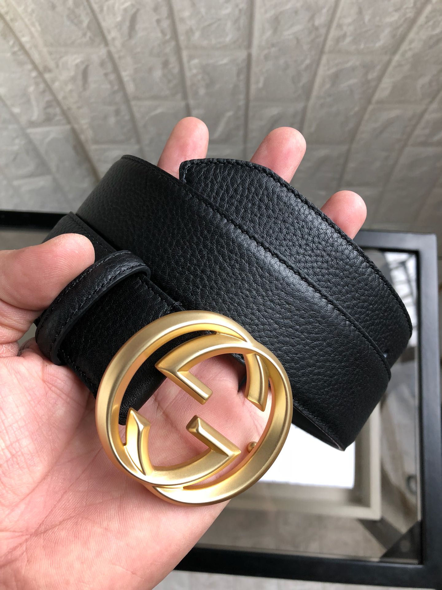 Gucci Basic Belt Top Grain Leather