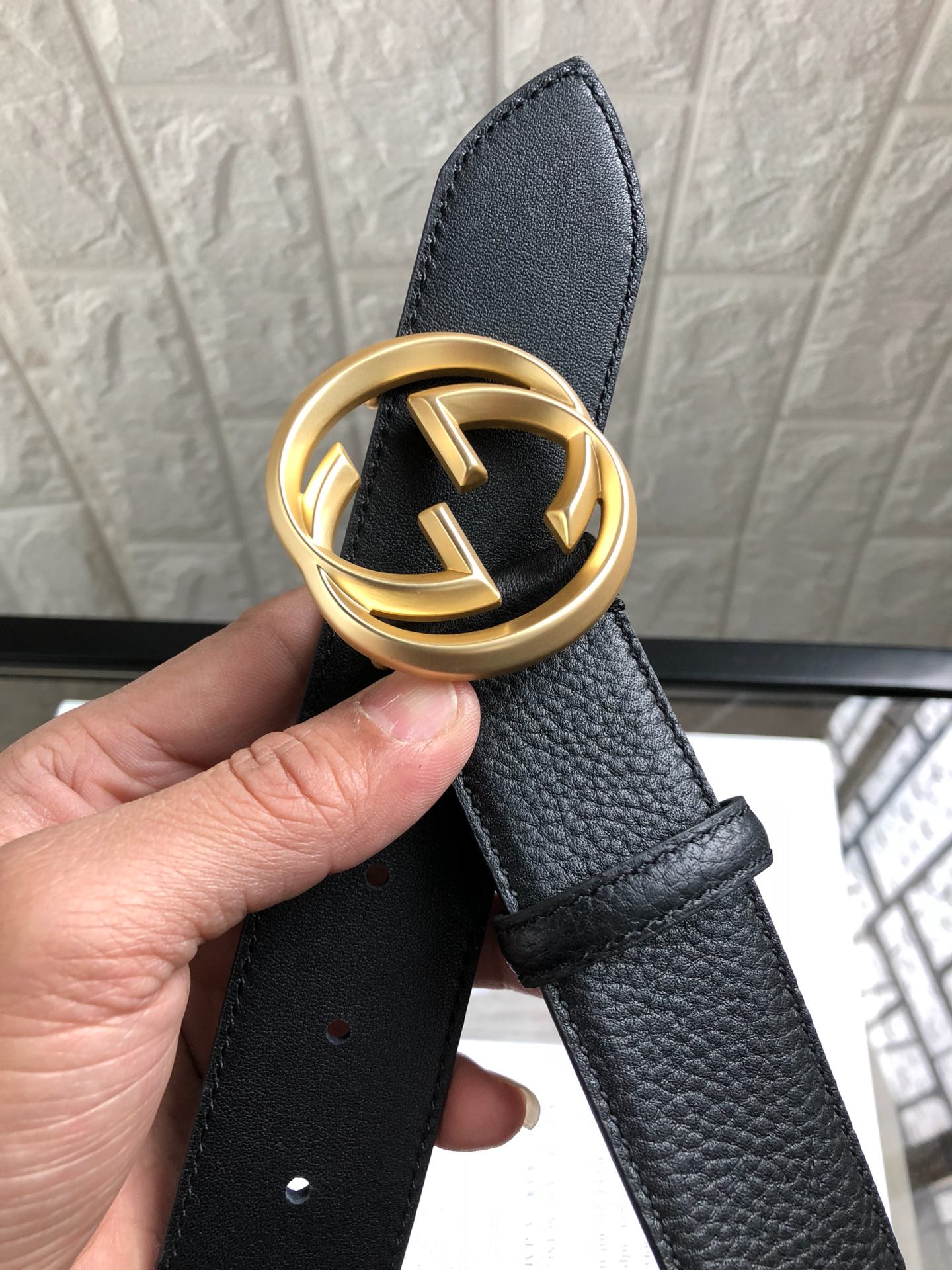 Gucci Basic Belt Top Grain Leather