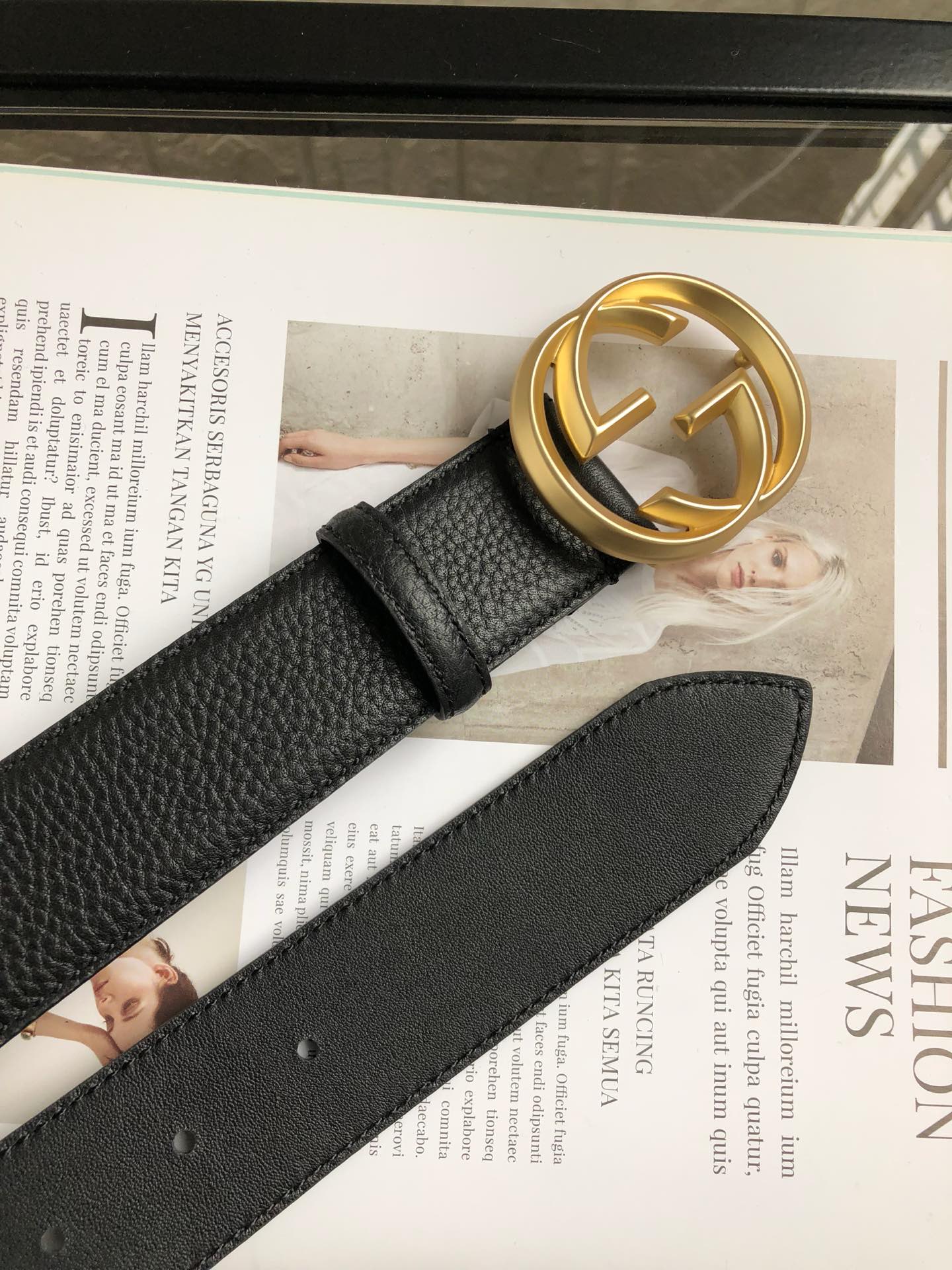 Gucci Basic Belt Top Grain Leather