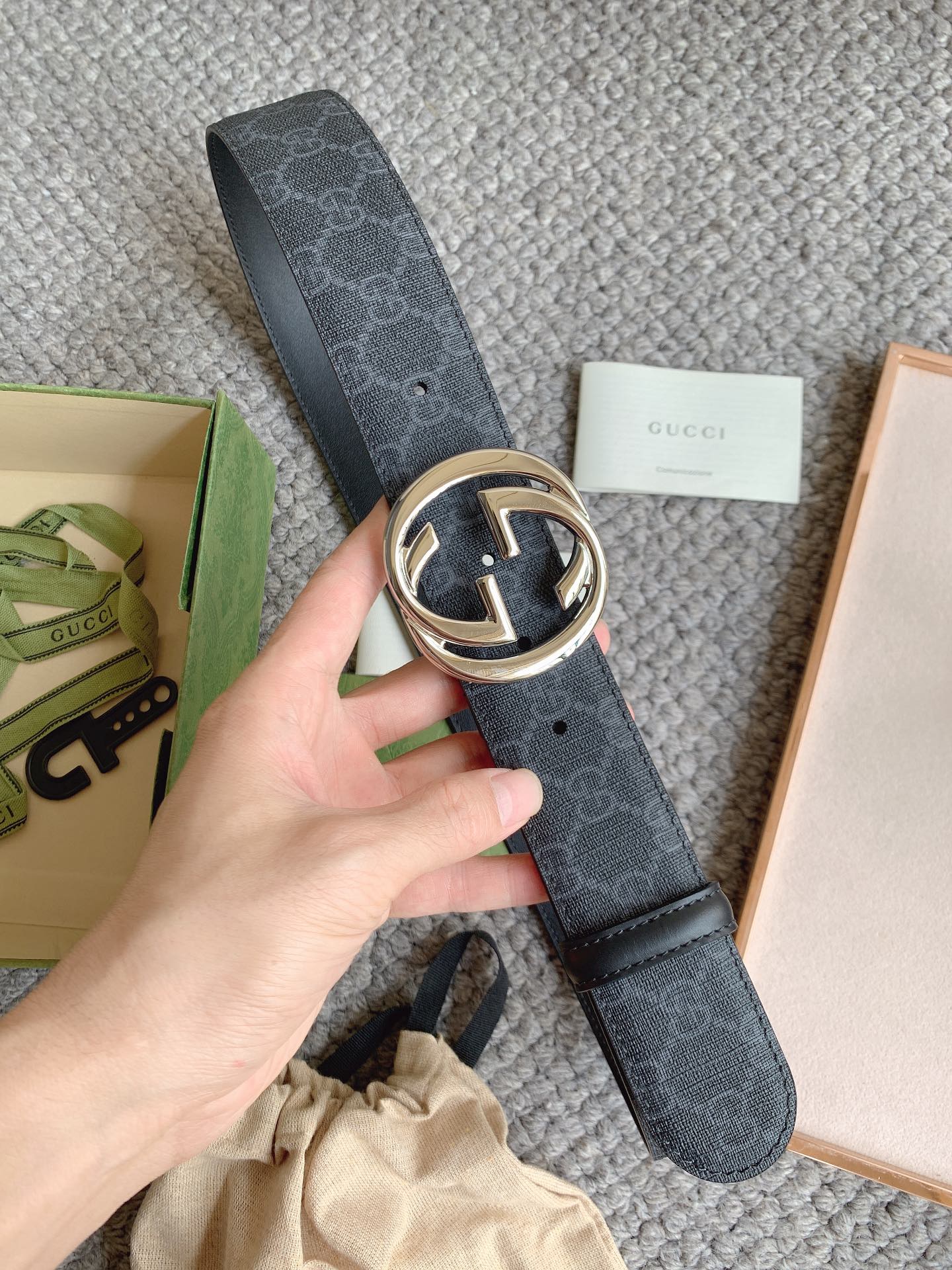 Gucci Male Basic Belt Black S