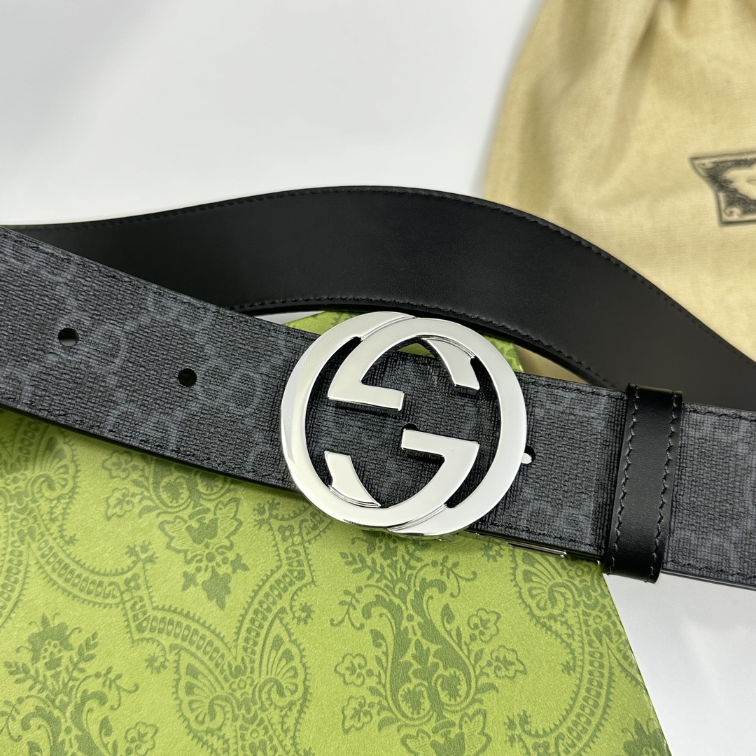 Gucci Basic Belt Cow Leather S-m