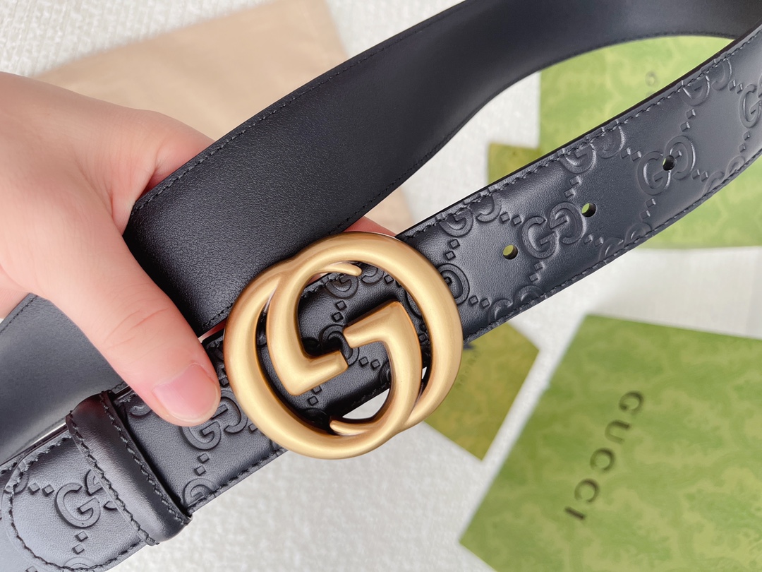 Gucci Basic Belt Cow Leather M