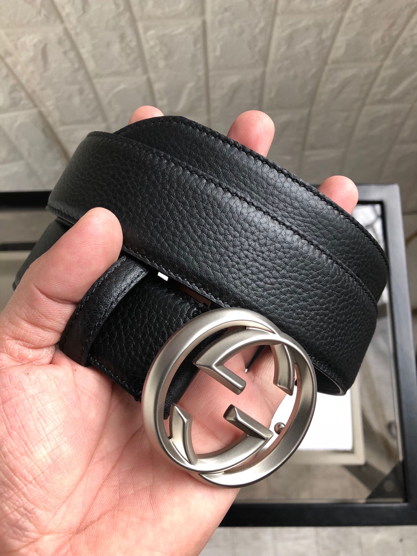 Gucci Basic Belt Top Grain Leather