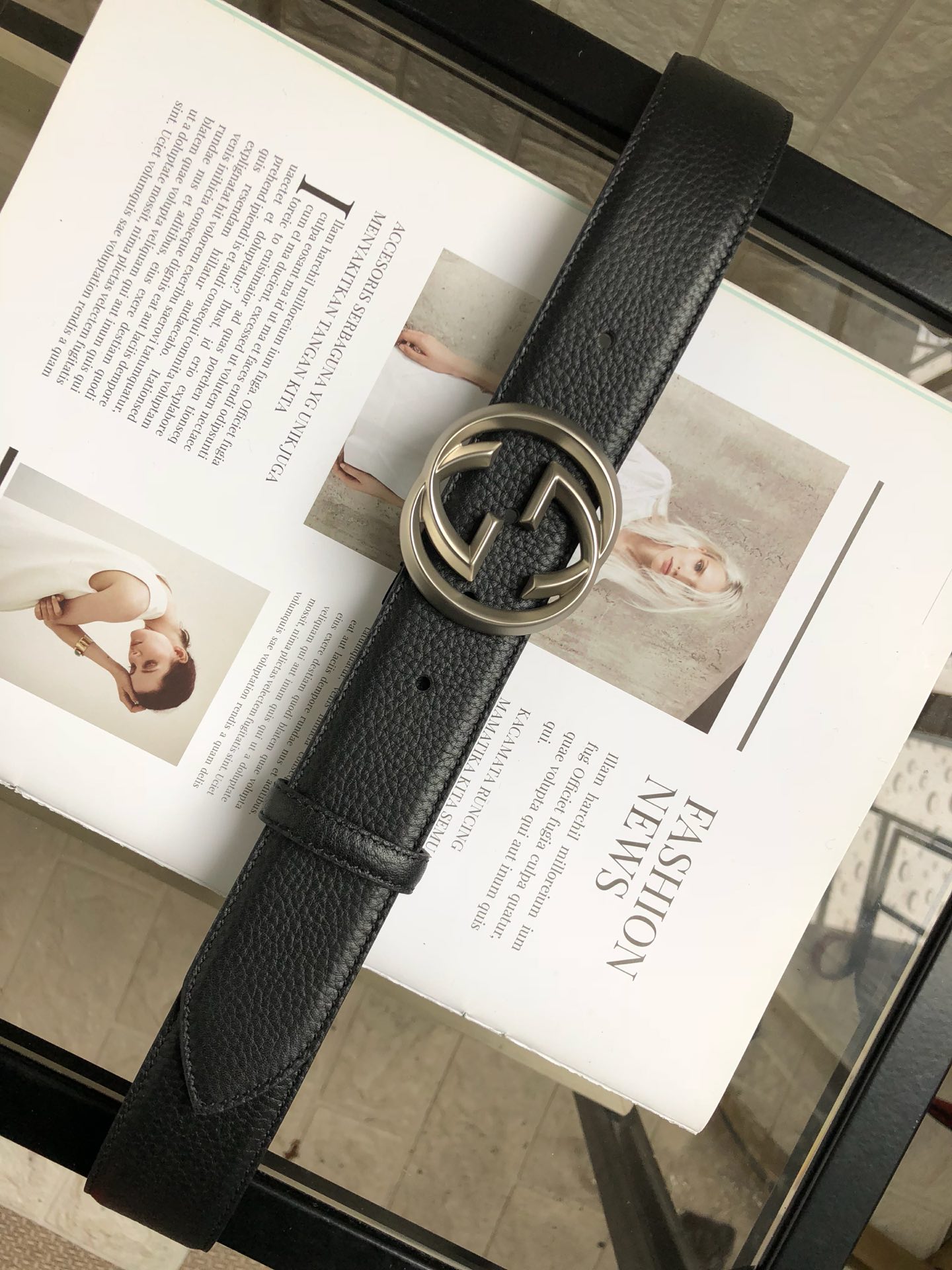 Gucci Basic Belt Top Grain Leather