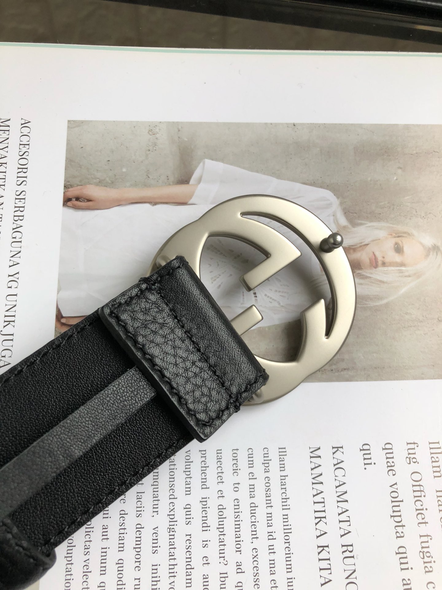 Gucci Basic Belt Top Grain Leather