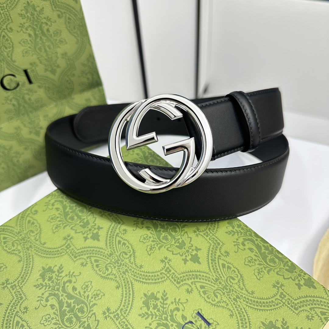 Gucci Basic Belt Cow Leather M