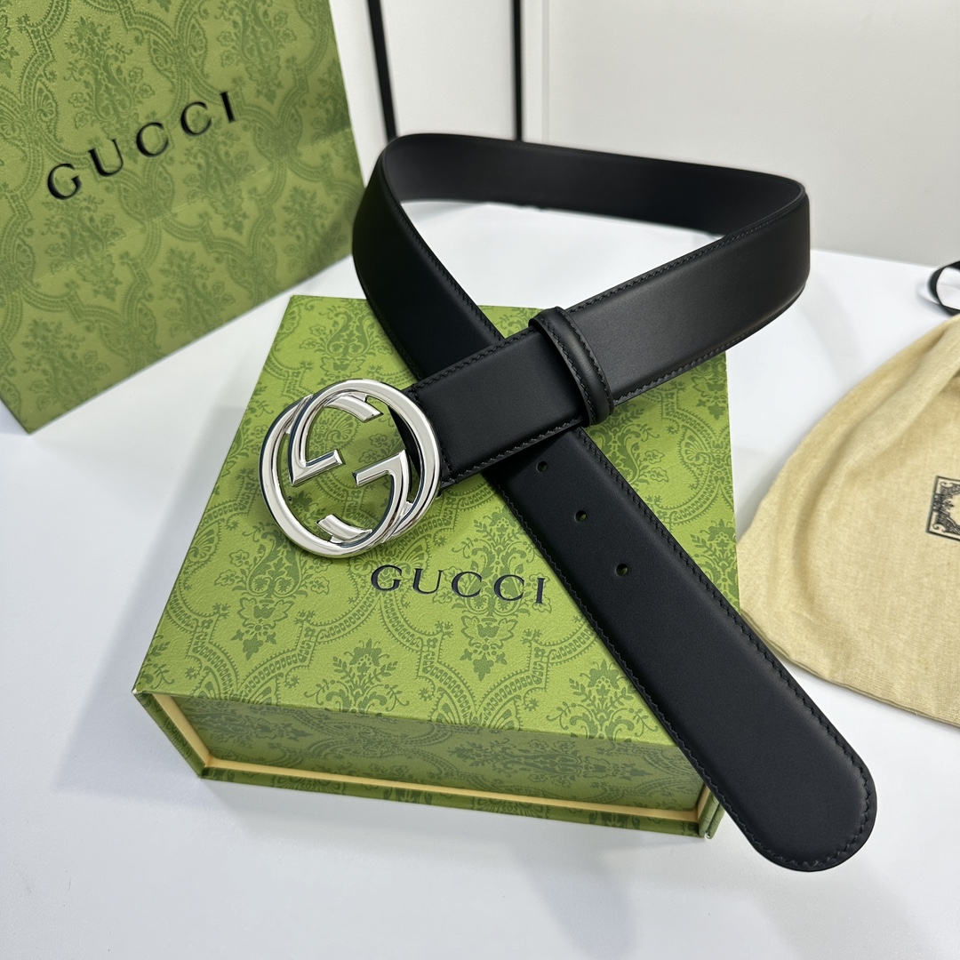 Gucci Basic Belt Cow Leather M