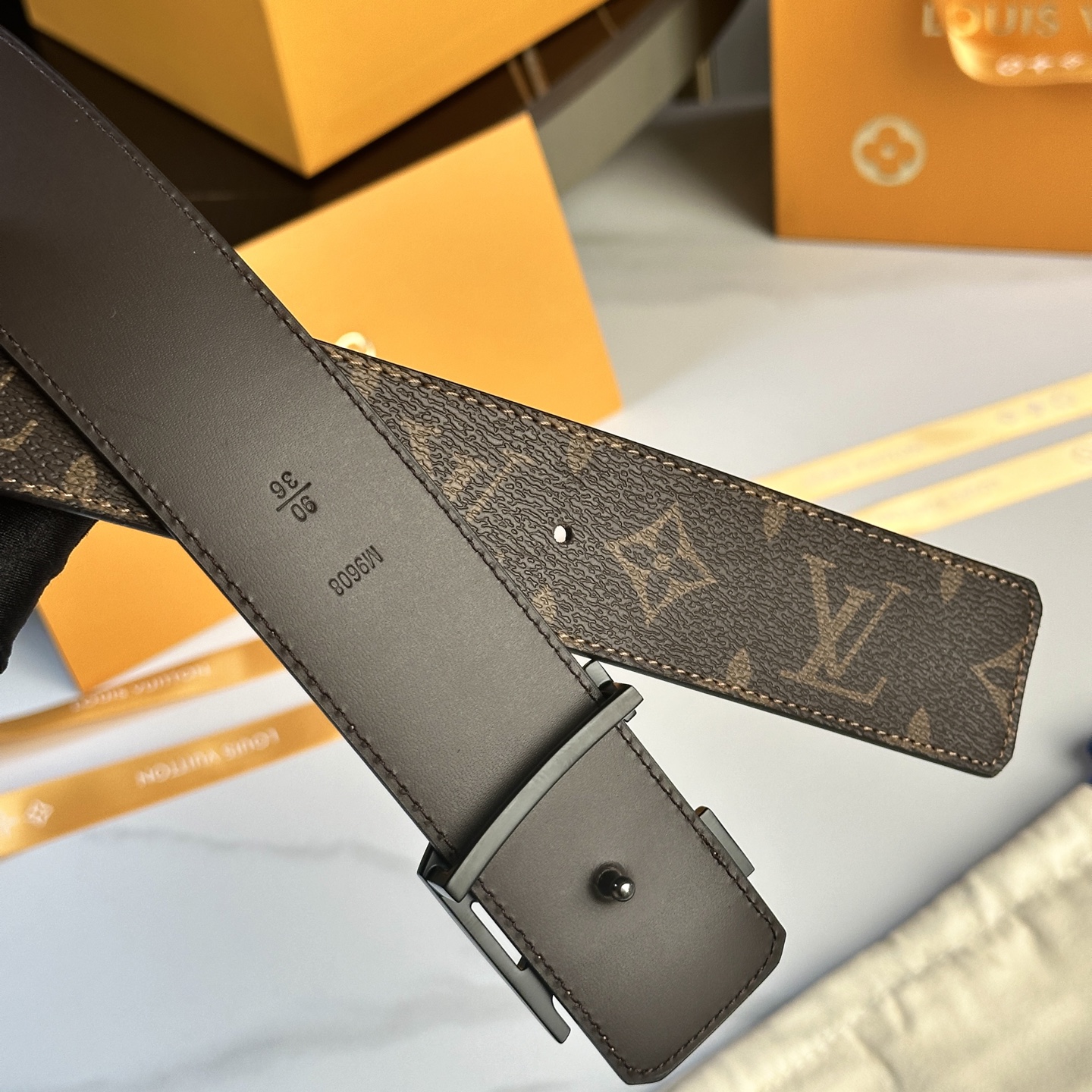 Louis Vuitton Basic Belt Cow Leather S-l