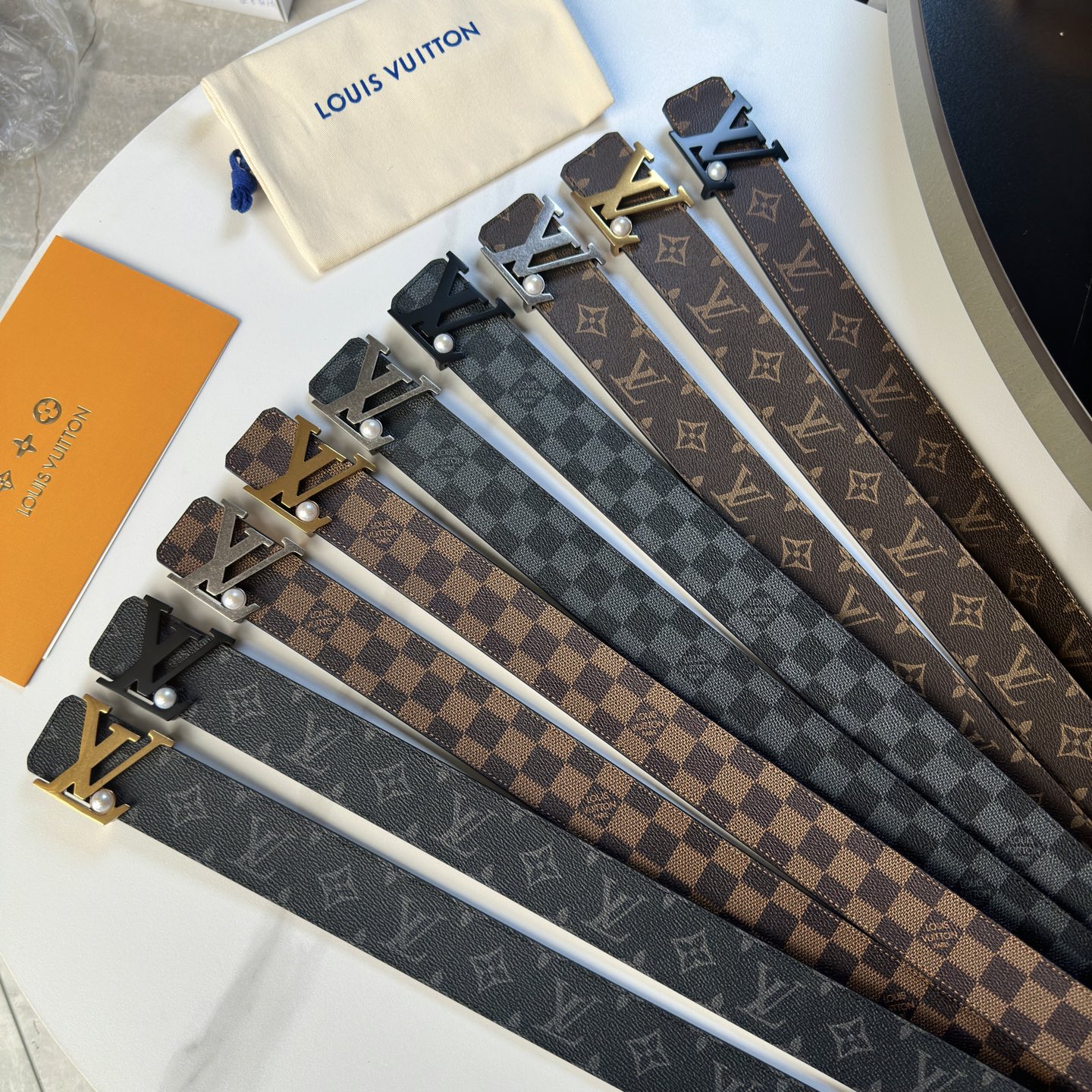 Louis Vuitton Basic Belt Cow Leather S-l