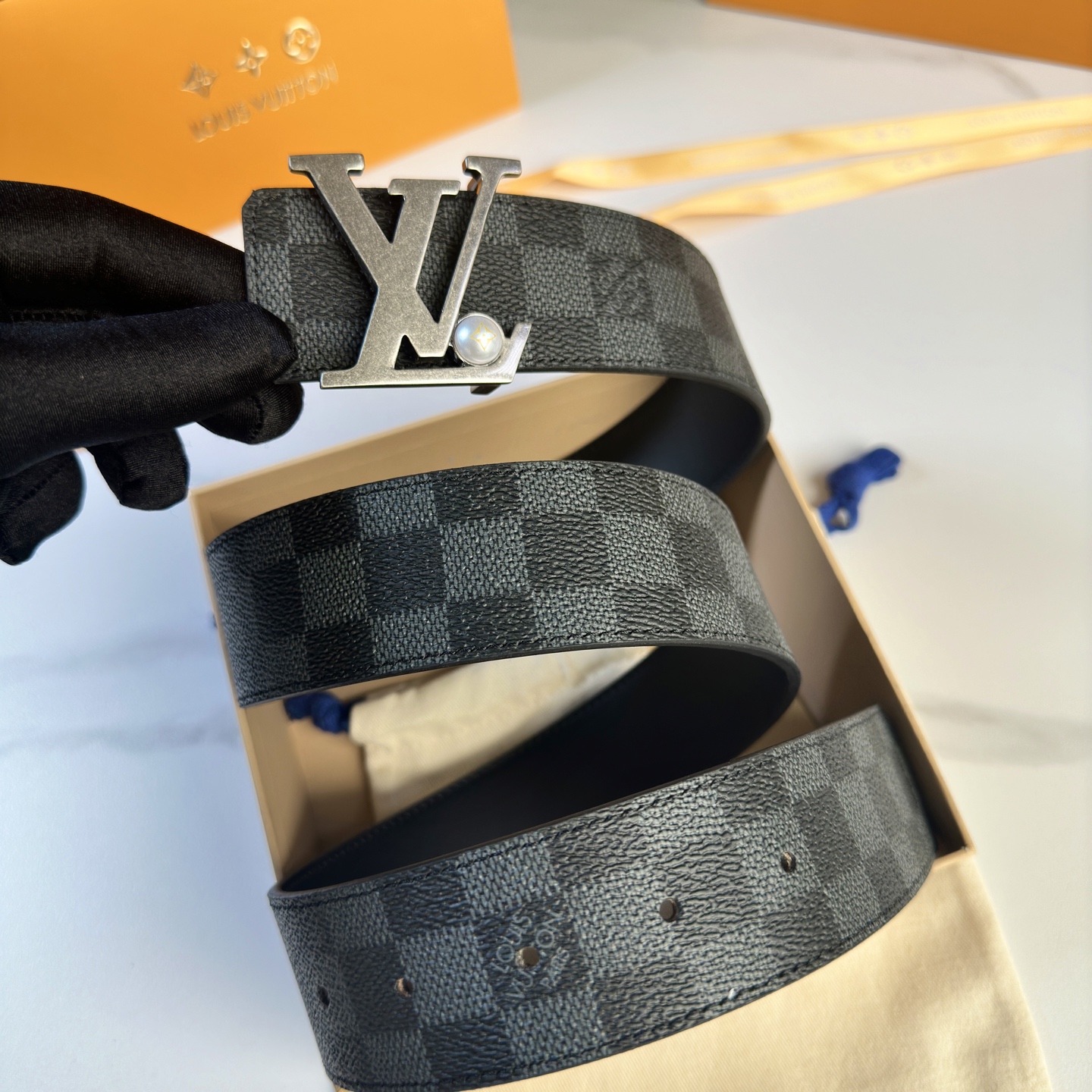 Louis Vuitton Basic Belt Cow Leather S-l