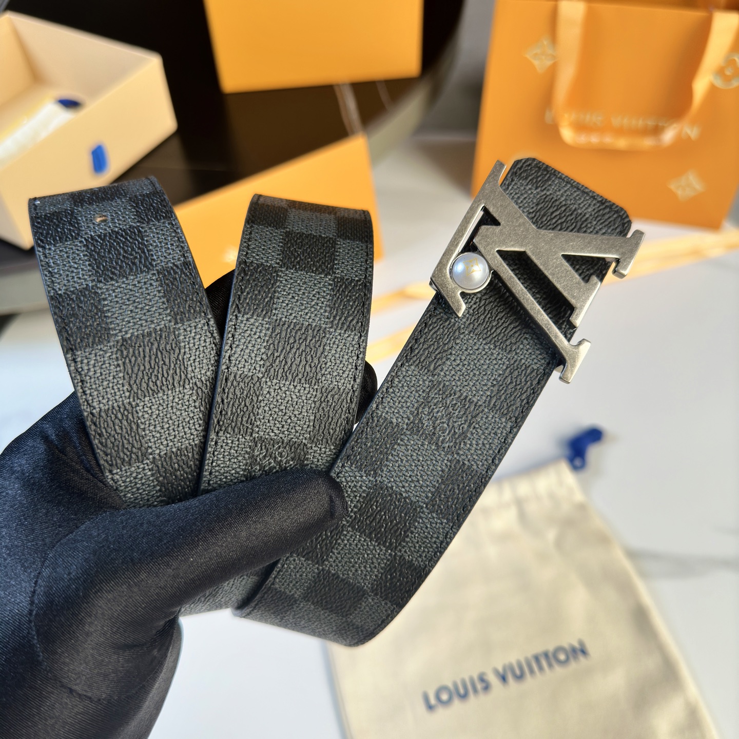 Louis Vuitton Basic Belt Cow Leather S-l