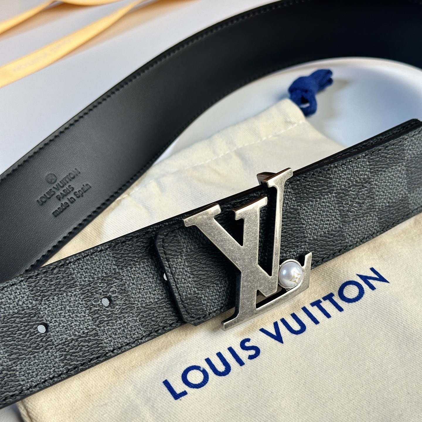 Louis Vuitton Basic Belt Cow Leather S-l