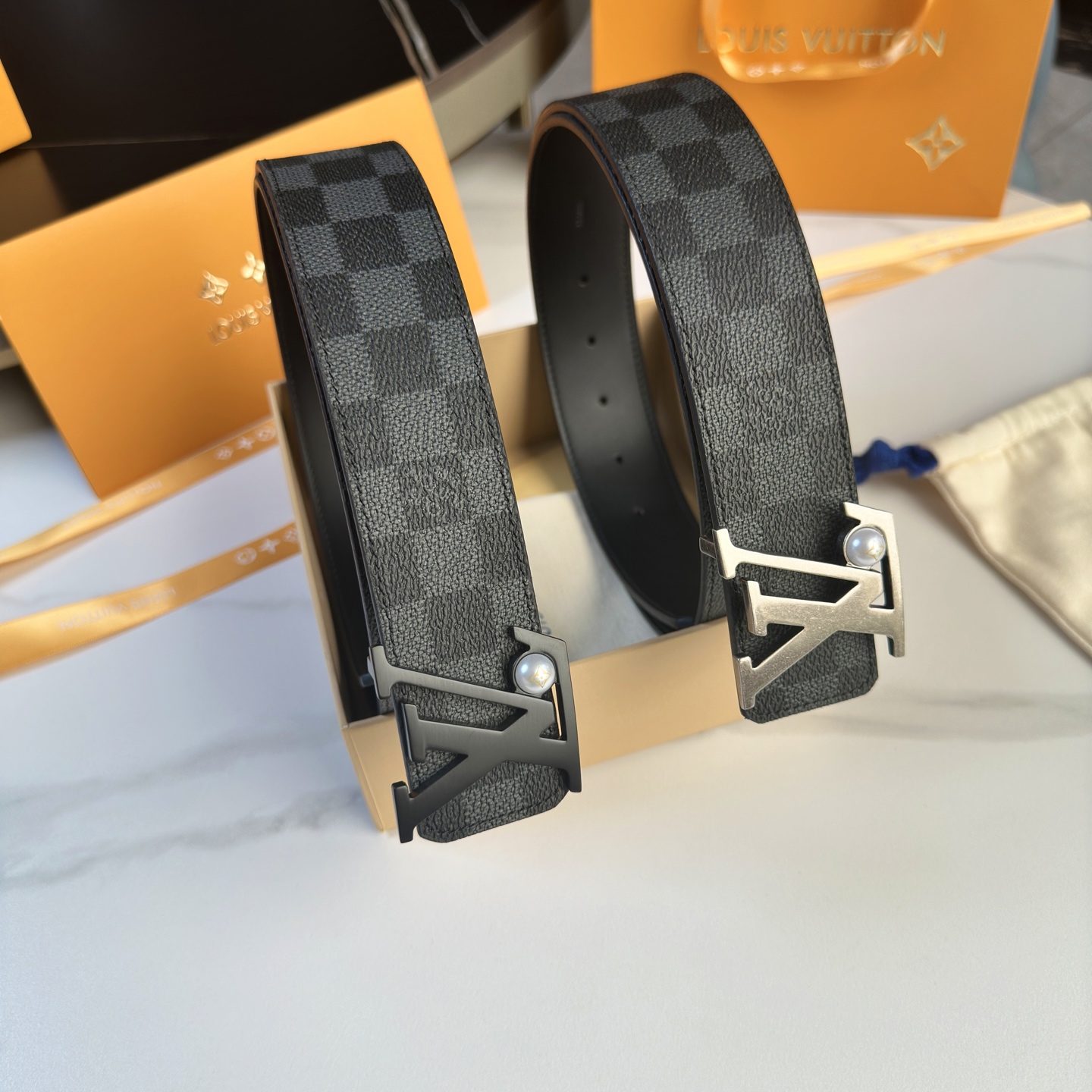 Louis Vuitton Basic Belt Cow Leather S-l