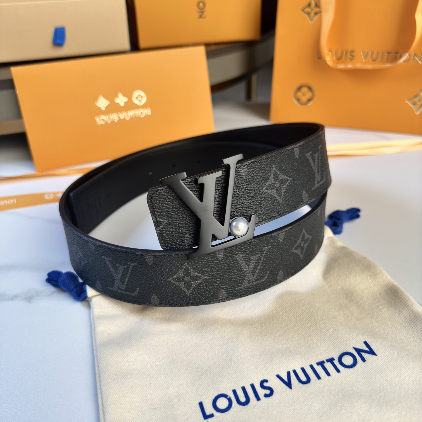 Louis Vuitton Basic Belt Cow Leather S-l