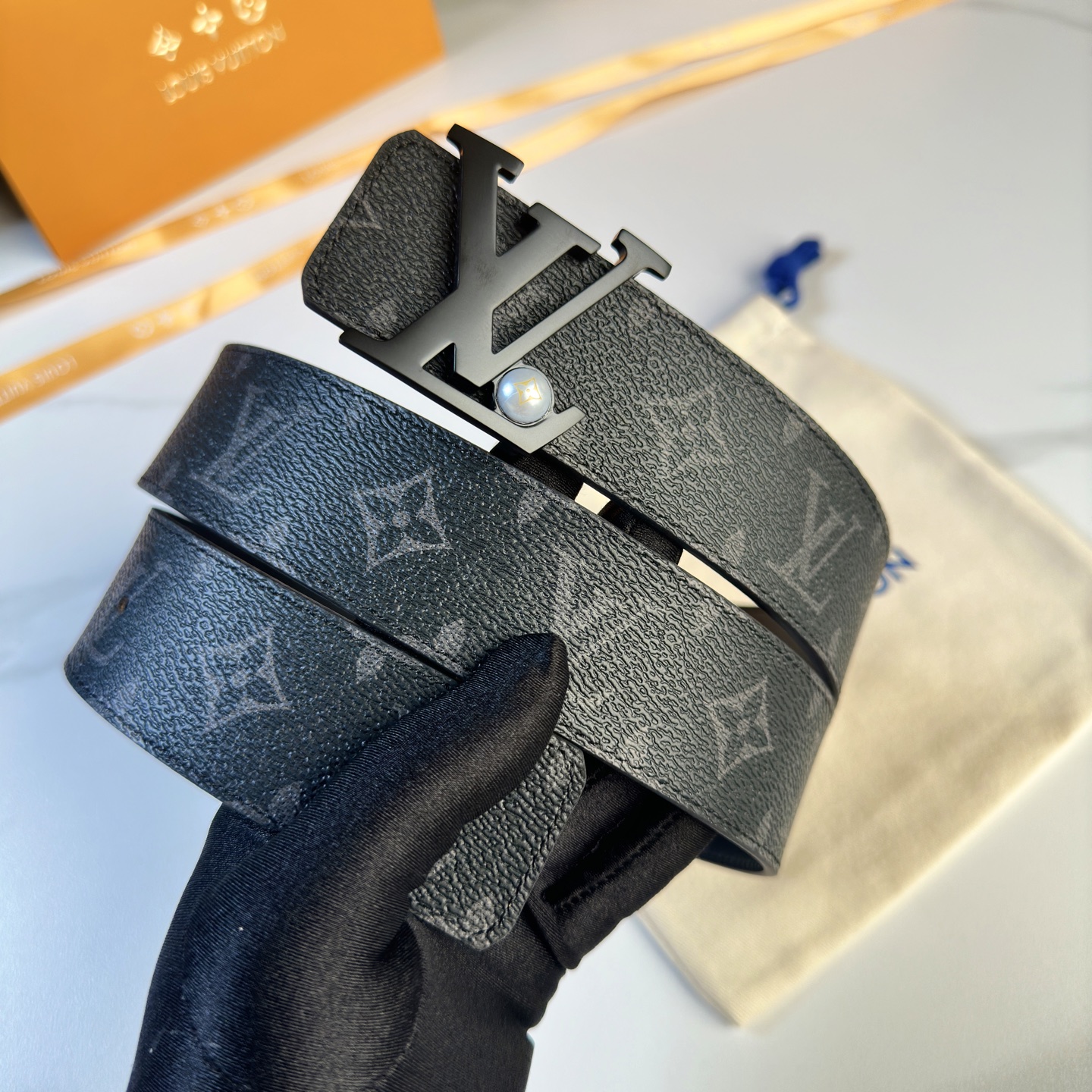 Louis Vuitton Basic Belt Cow Leather S-l