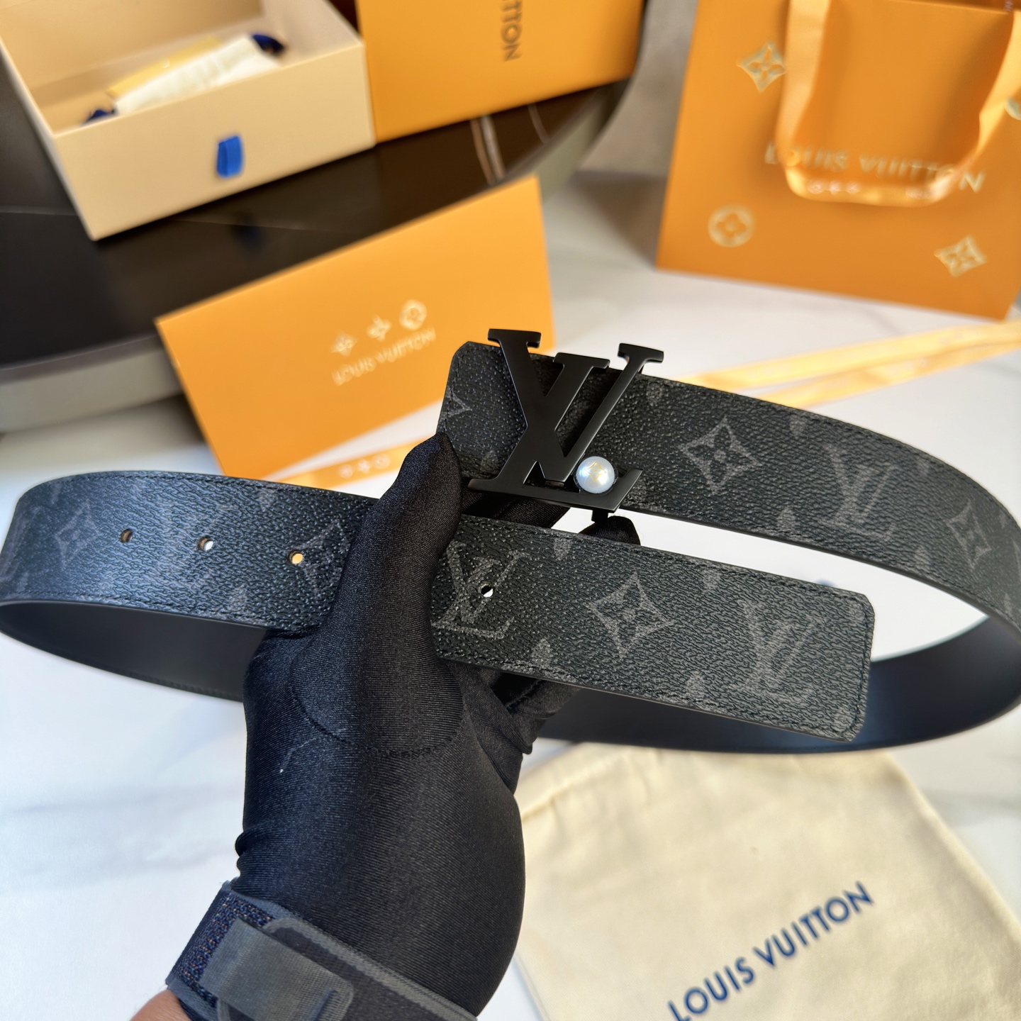 Louis Vuitton Basic Belt Cow Leather S-l