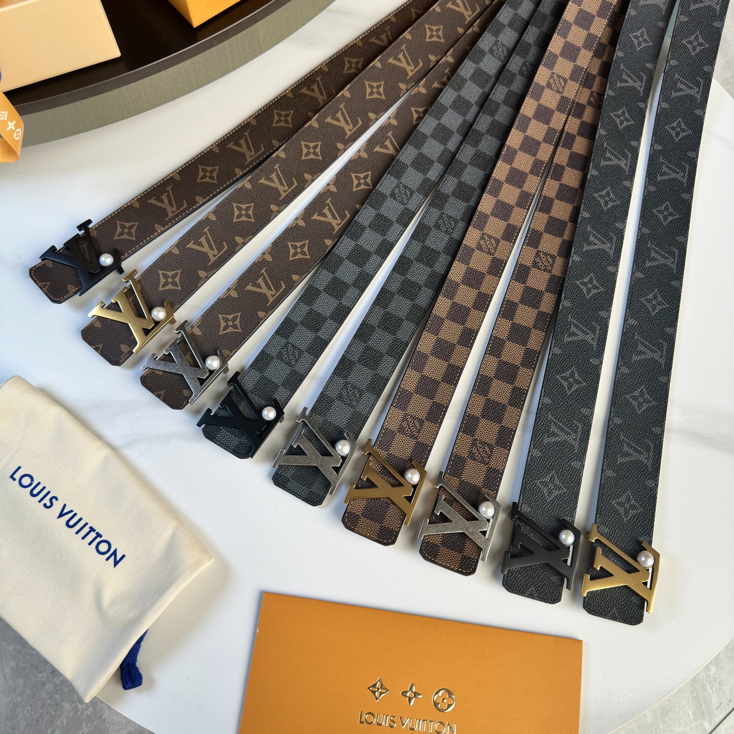 Louis Vuitton Basic Belt Cow Leather S-l