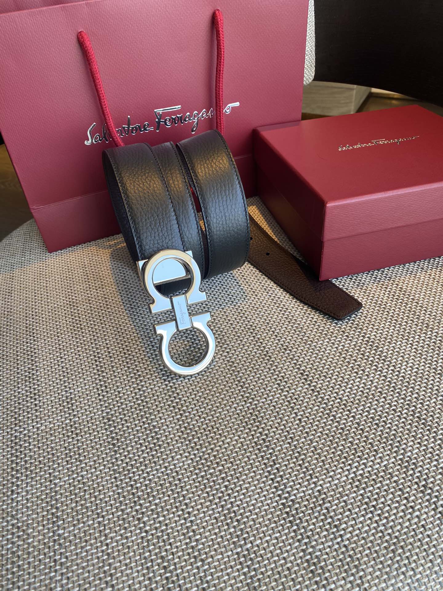 Salvatore Ferragamo Male Basic Belt Cow Leather M