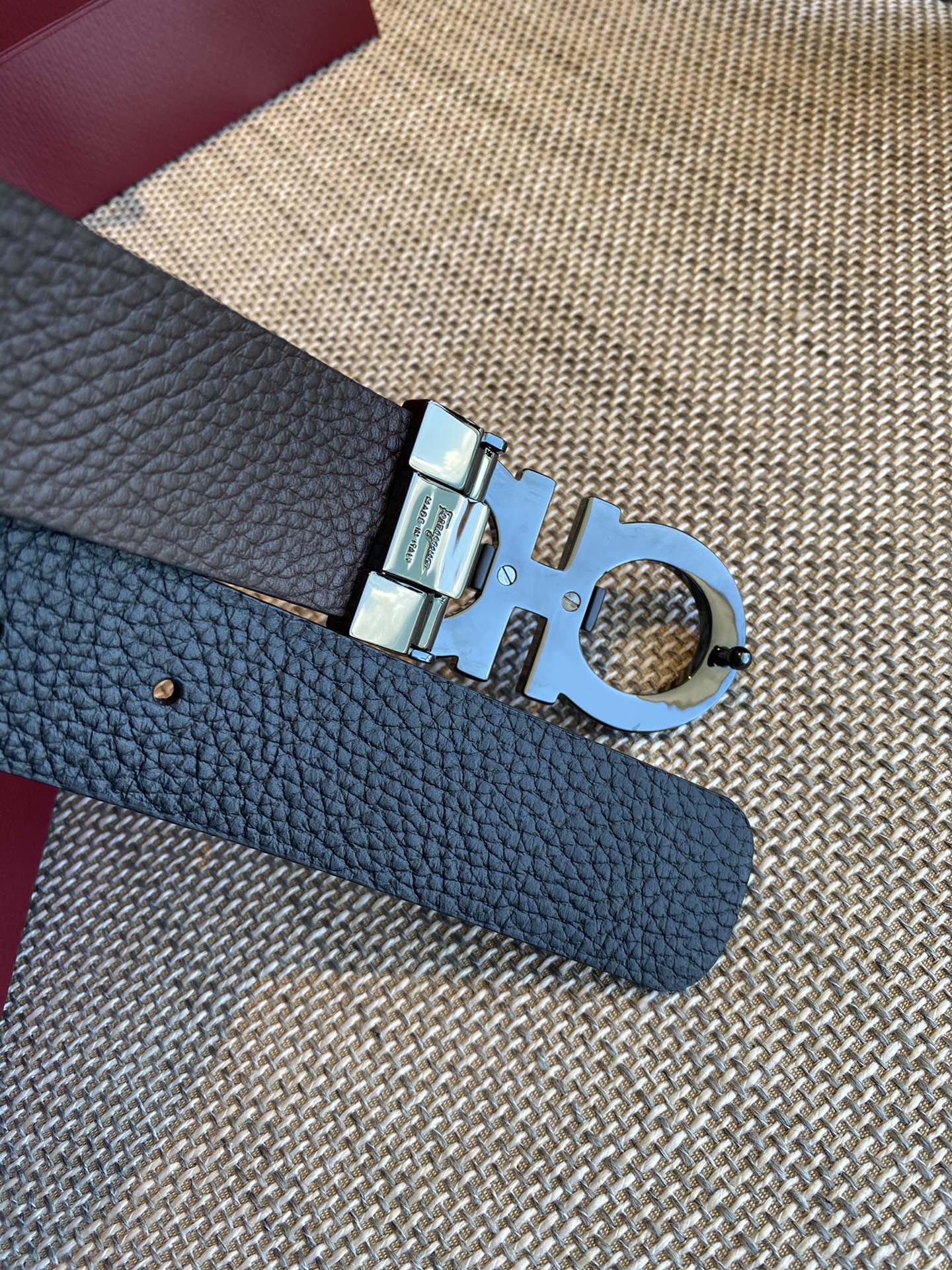 Salvatore Ferragamo Male Basic Belt Cow Leather M