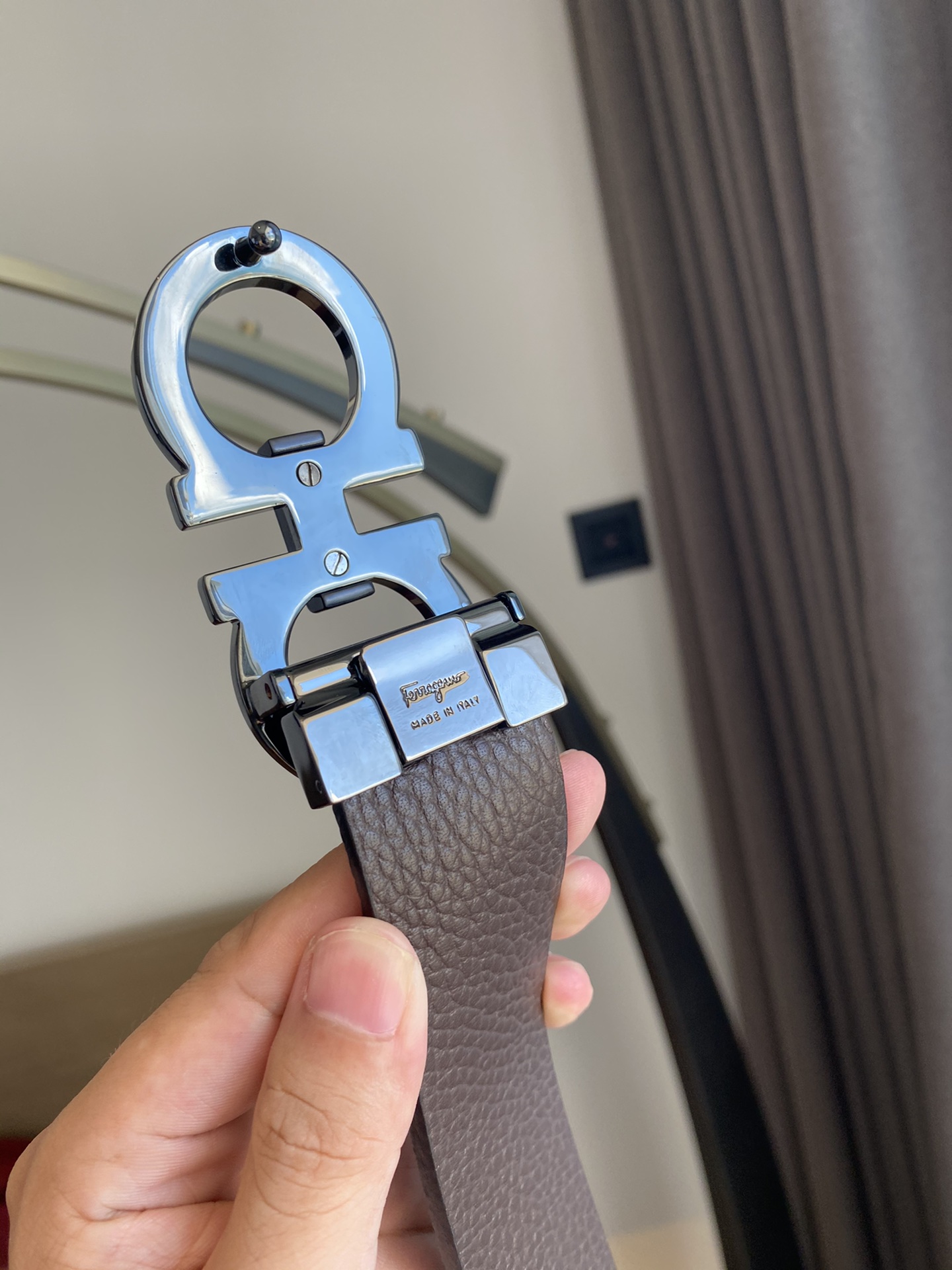 Salvatore Ferragamo Male Basic Belt Cow Leather M