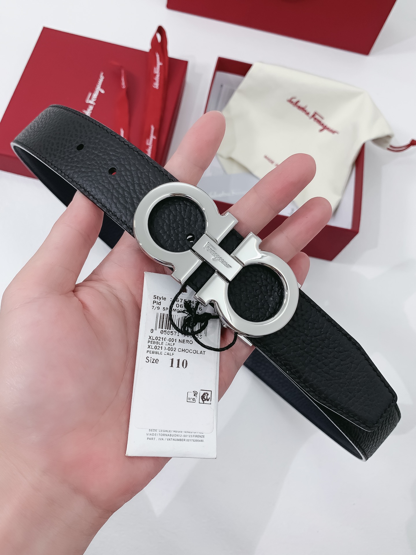 Basic Belt Top Grain Leather 125cm-m