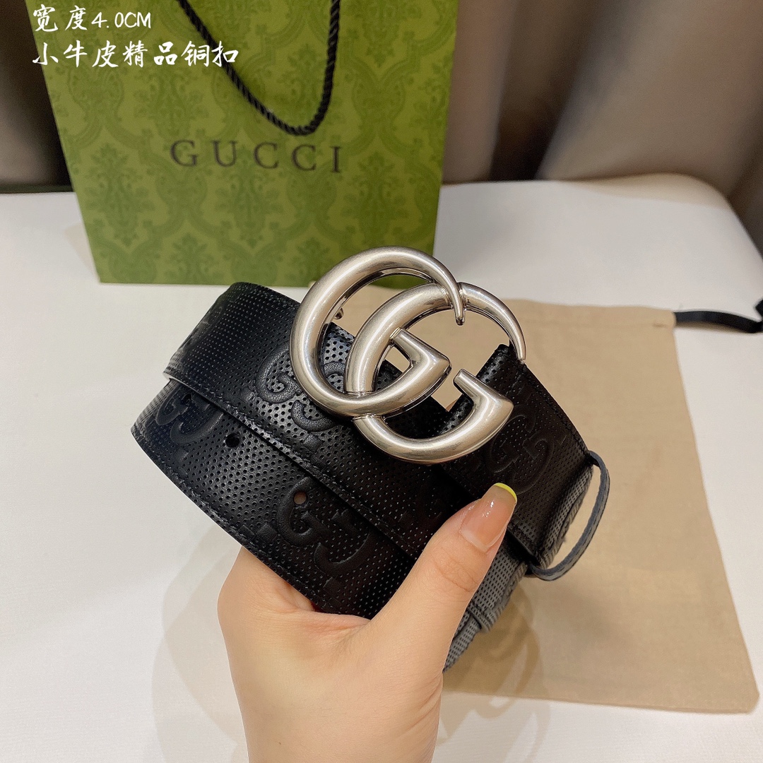 Gucci Male Basic Belt Cow Leather 13514-m