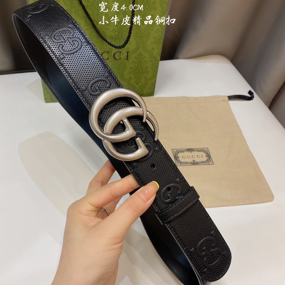 Gucci Male Basic Belt Cow Leather 13514-m