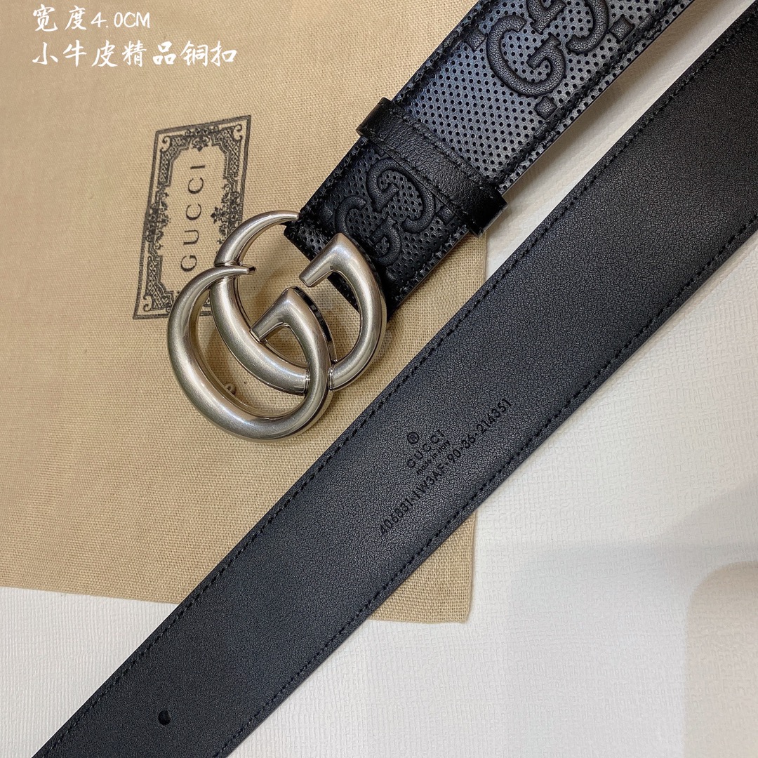 Gucci Male Basic Belt Cow Leather 13514-m