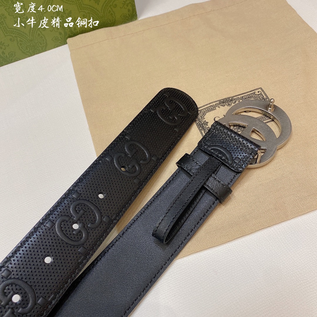 Gucci Male Basic Belt Cow Leather 13514-m