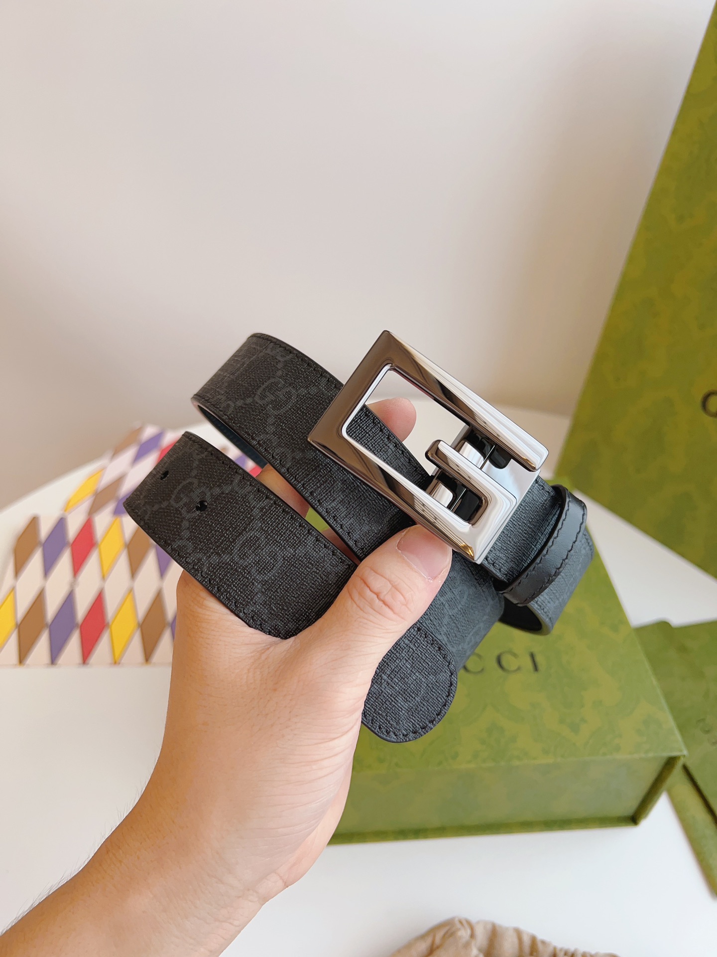 Gucci Male Basic Belt Cow Leather M