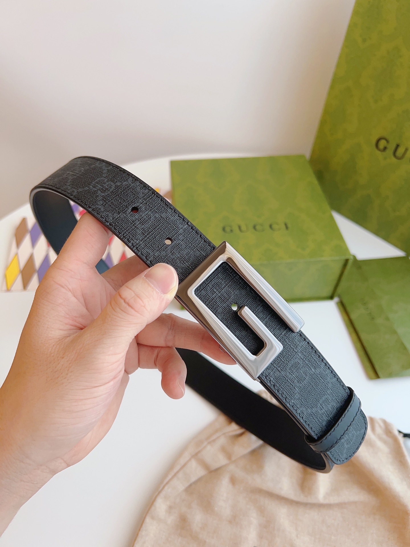 Gucci Male Basic Belt Cow Leather M