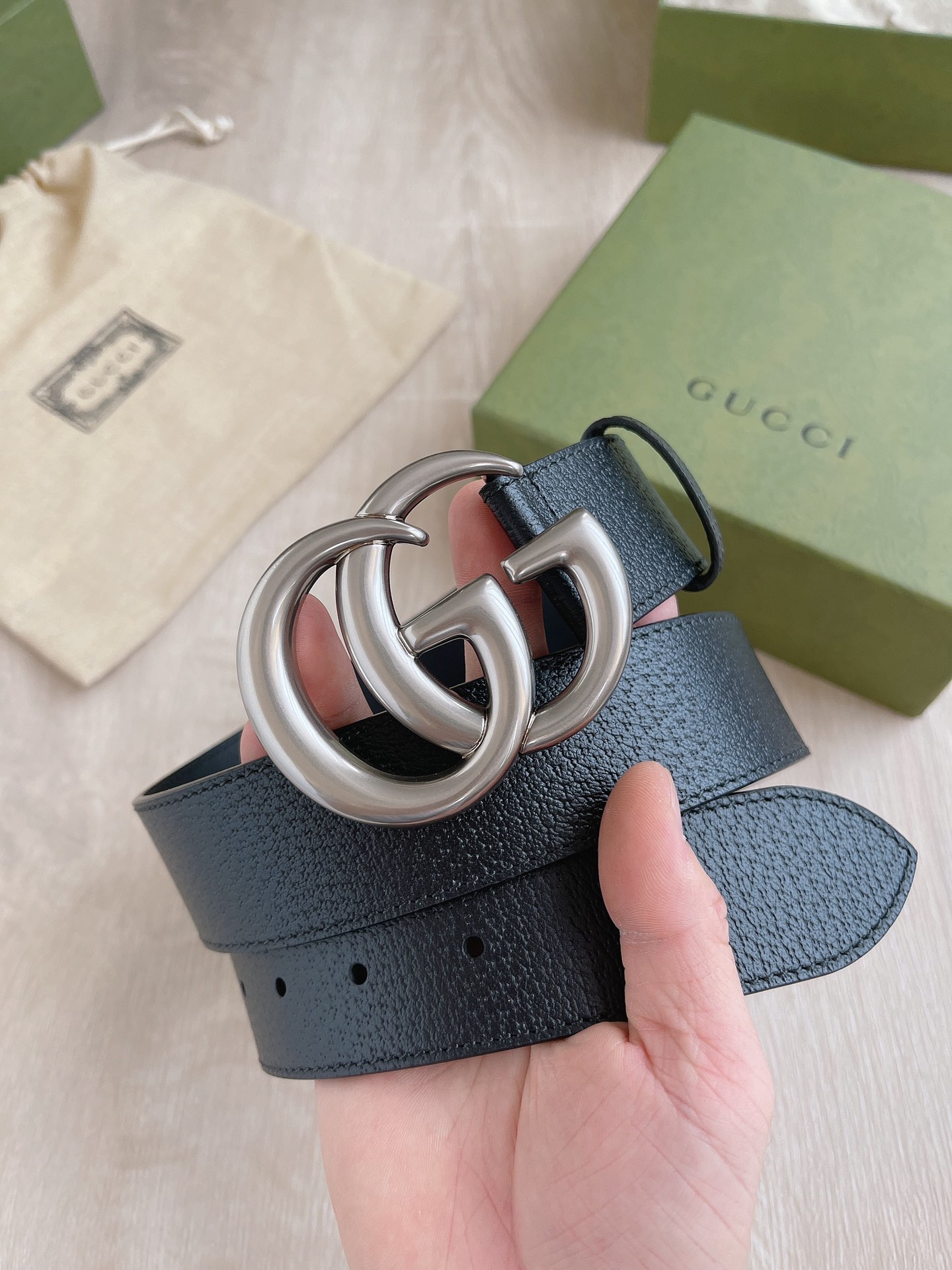 Gucci Male Basic Belt Cow Leather M