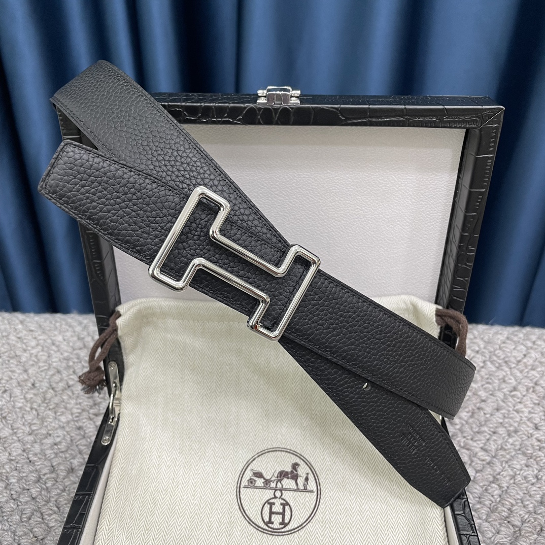 Hermès Male Leather Belt S-m