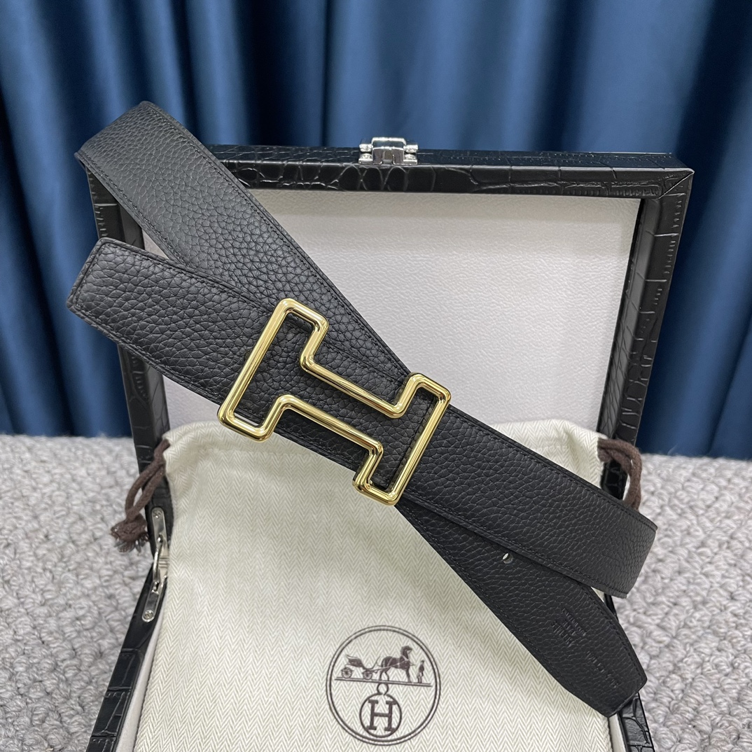 Hermès Male Leather Belt S-m