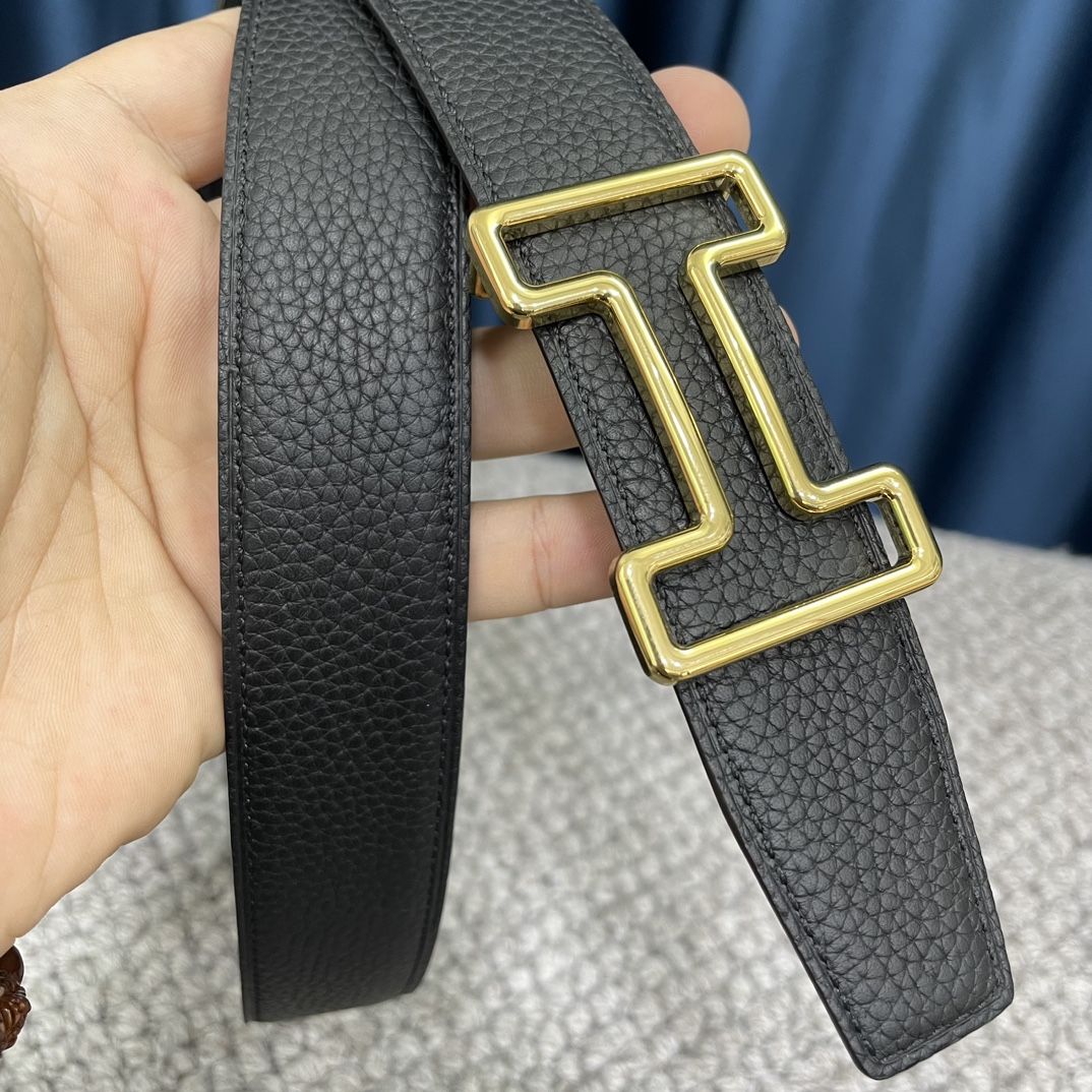 Hermès Male Leather Belt S-m