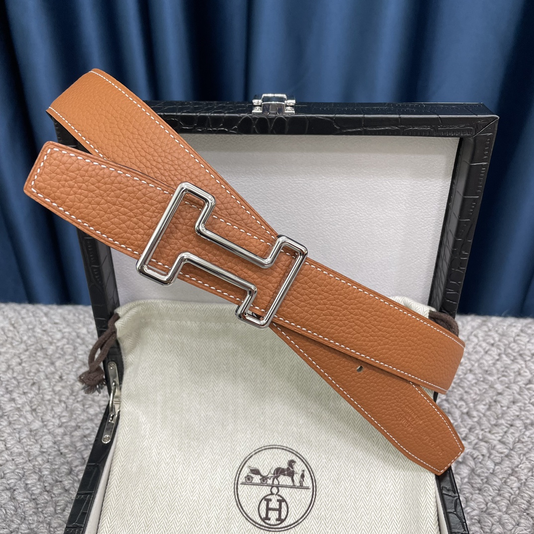 Hermès Male Leather Belt S-m