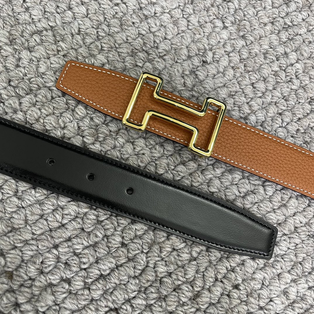Hermès Male Leather Belt S-m