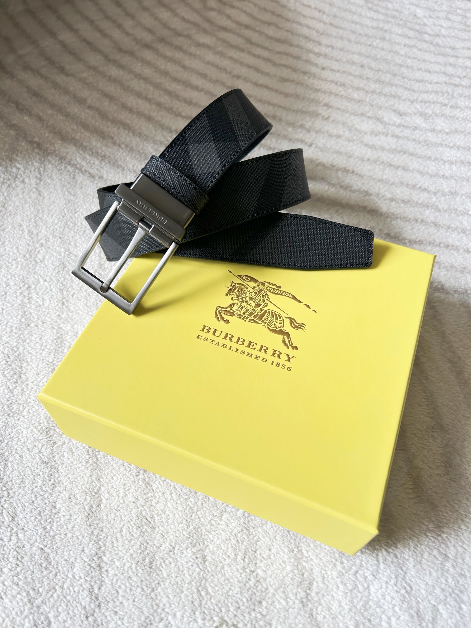 Burberry Male Basic Belt Cow Leather M-l