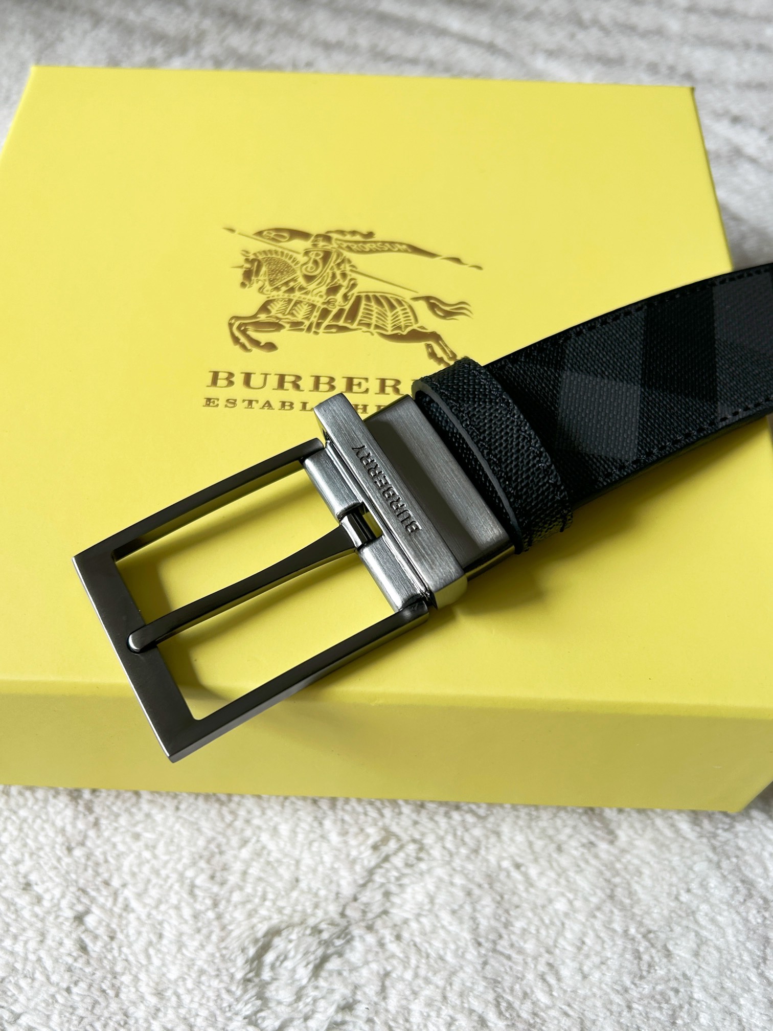 Burberry Male Basic Belt Cow Leather M-l
