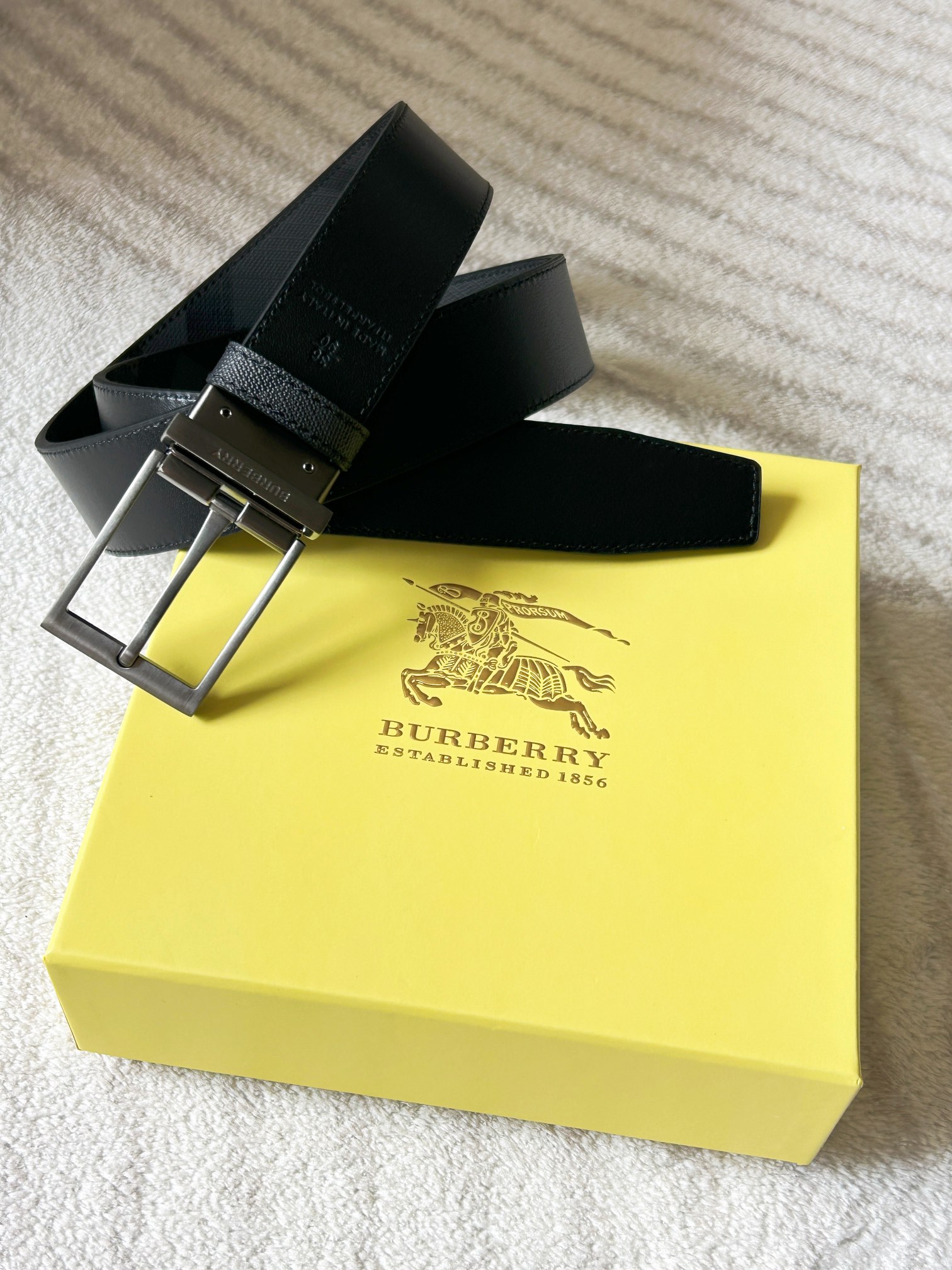 Burberry Male Basic Belt Cow Leather M-l