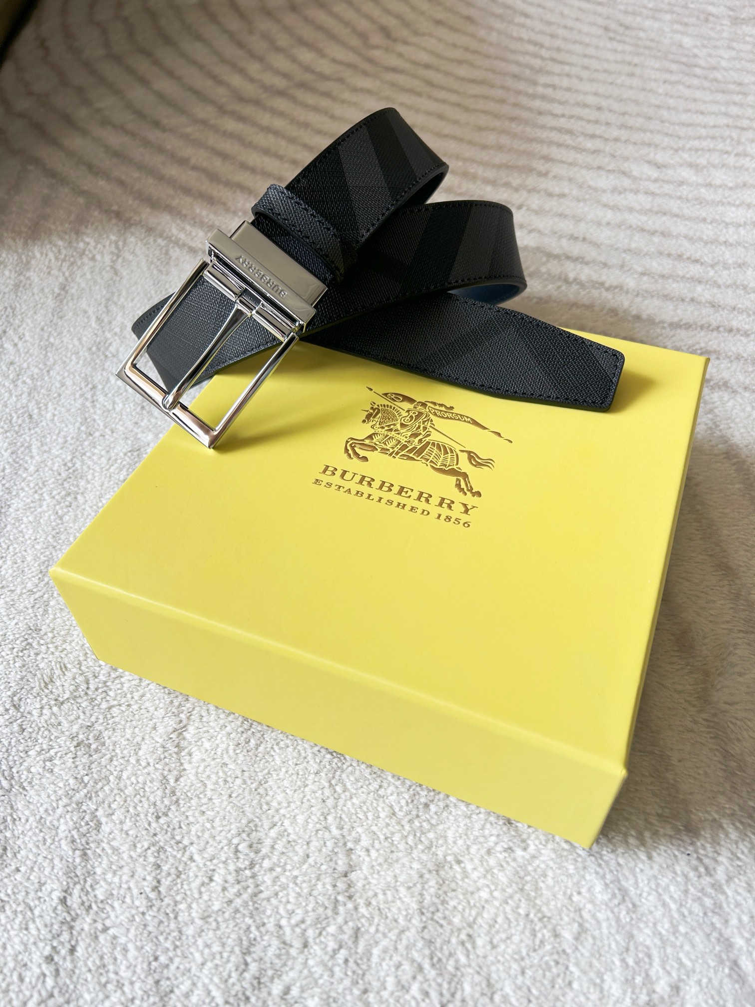 Burberry Male Basic Belt Cow Leather M-l