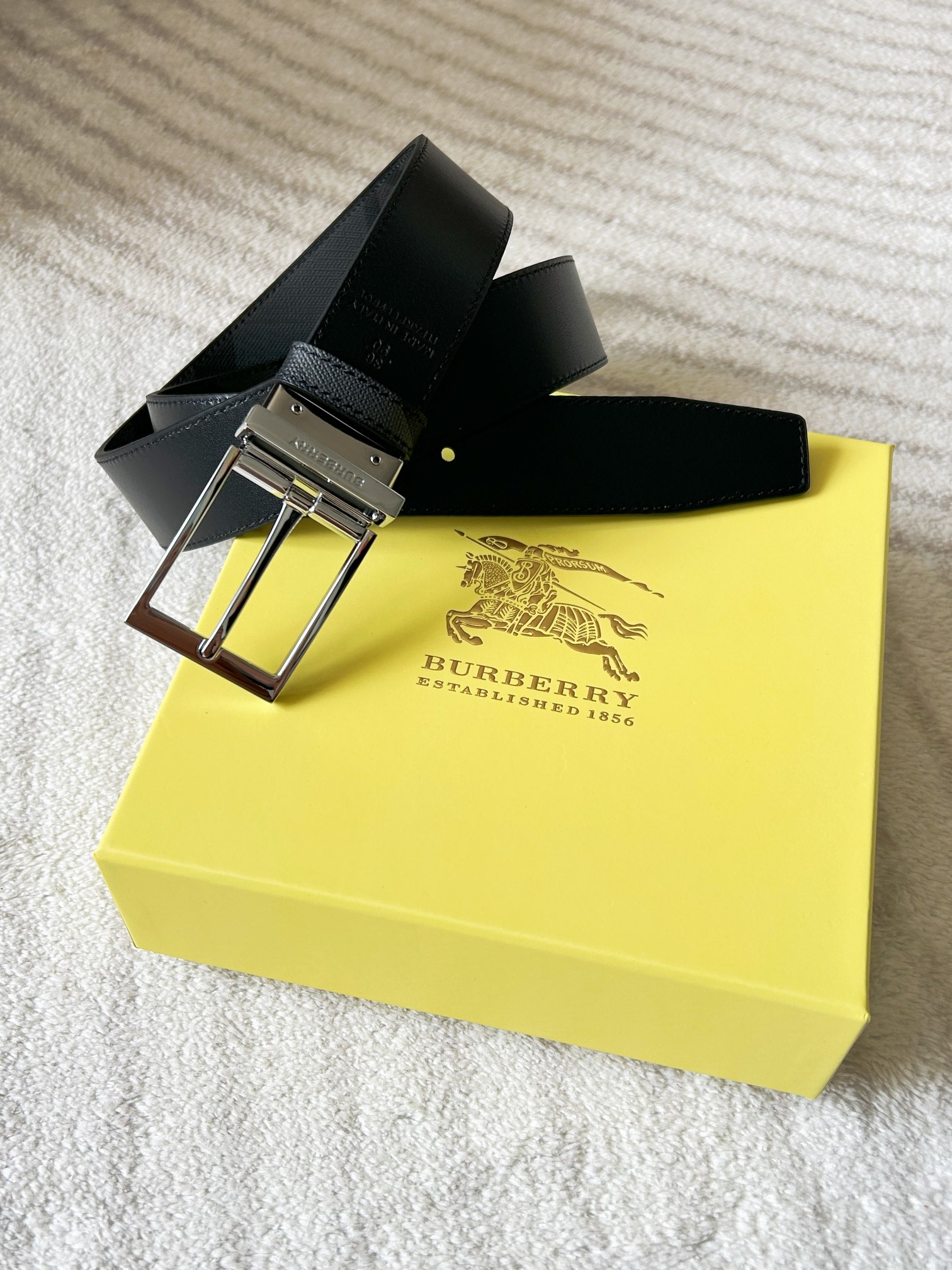 Burberry Male Basic Belt Cow Leather M-l