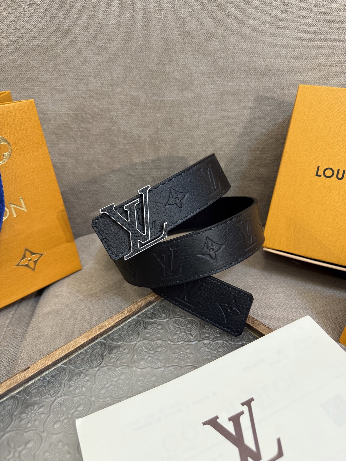Louis Vuitton Male Basic Belt 13514-s-m-l